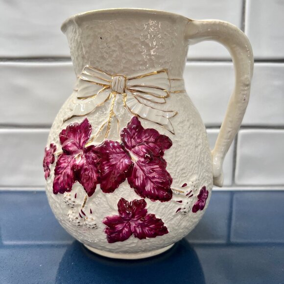 David Haynes Co. Other - Rare Signed Avalon Faience Majolica Pitcher